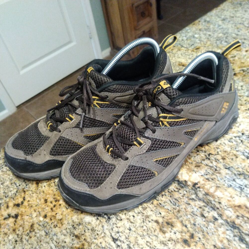 Columbia Omni Grip Men's Trekker Hiking Shoes Brown/Black Sz 9.5 BM3938-231